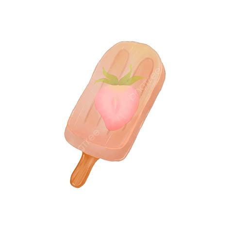 Strawberry Ice Cream Png Transparent Summer Strawberry Ice Heart Ice