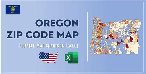 Oregon Zip Code Map And Population List In Excel