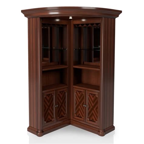 Jun 18, 2021 · some cabinets include a latch which keeps the cabinet door shut. Furniture of America Myron Traditional Corner Home Bar in ...