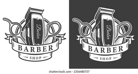 Logo for barbershop hair salon scissors icon barbershop logo sign. Hair-clipper Images, Stock Photos & Vectors | Shutterstock