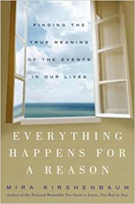 Livro Everything Happens For A Reason Finding The True Meaning Of The
