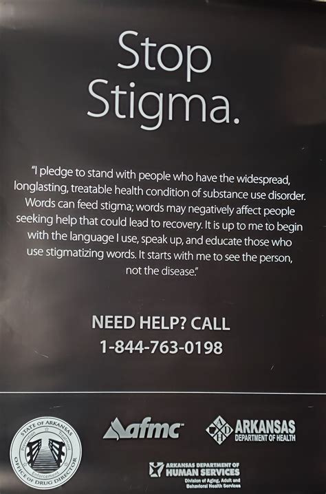 Stop Stigma Poster Arkansas Medical Society
