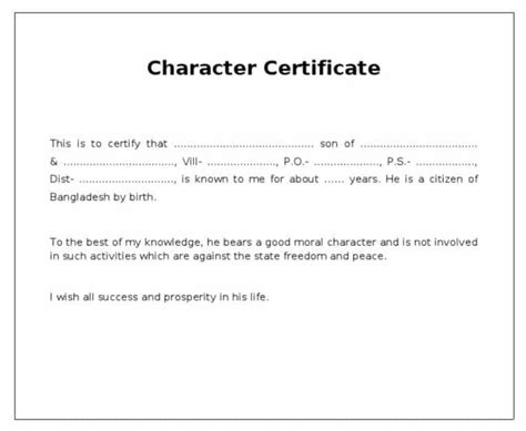 Viral Application For Character Certificate Popular Sharing Place