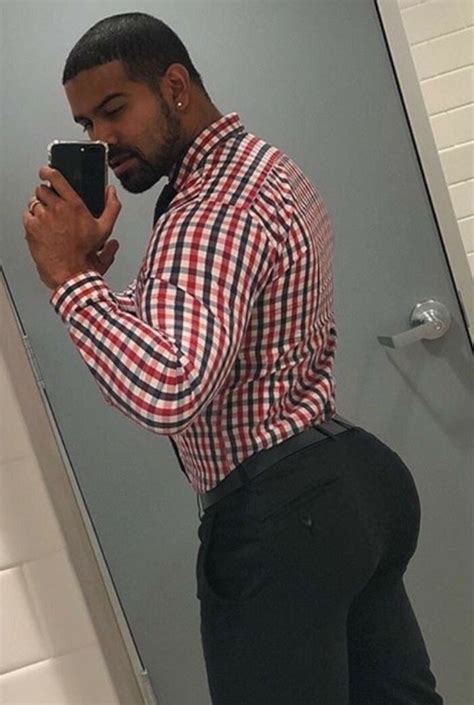 Hot Black Guy Taking A Selfie In Front Of A Bathroom Mirror