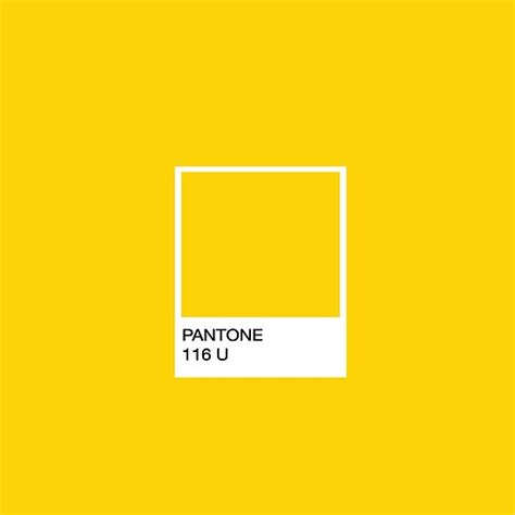 Pantone Yellow Poster By Joaovictorprado Redbubble