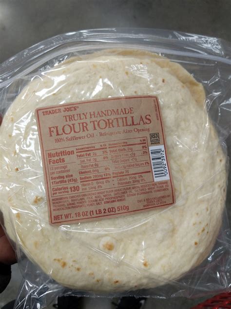 Trader Joes Handmade Flour Tortillas 12 Count Well Get The Food