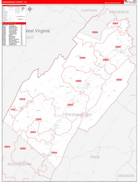 Maps Of Shenandoah County Virginia