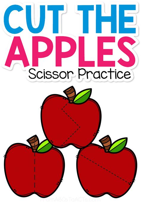 Fall Cutting Practice For Preschoolers From Abcs To Acts