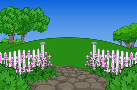 20+ Inspirasi Background Taman Kartun - Panda Assed