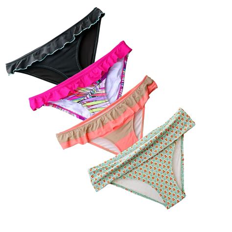 Bikini Bottoms Sexy Secret Cheeky Printing G String Swimwear Biquini