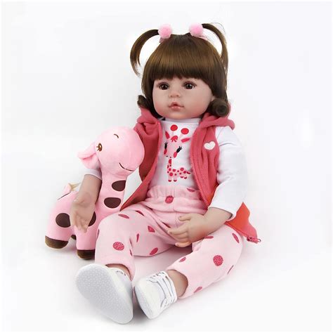 Ziyiui Reborn Baby Dolls 24 Inch 60cm Soft Silicone Vinyl Real Life