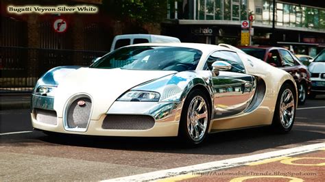 Automobile Trendz Bugatti Veyron Silver White