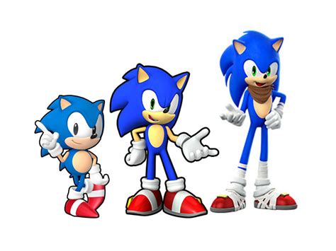 Sonic The Hedgehog Classic Modern And Boom By 9029561 On Deviantart