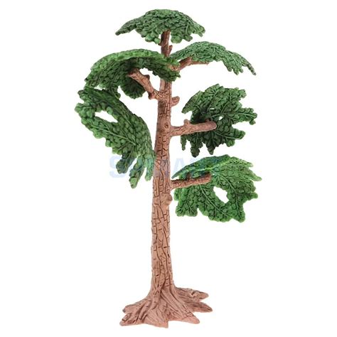 1 100 Scale Plastic Pine Tree Model Green Tree DIY RR Railroad Railway