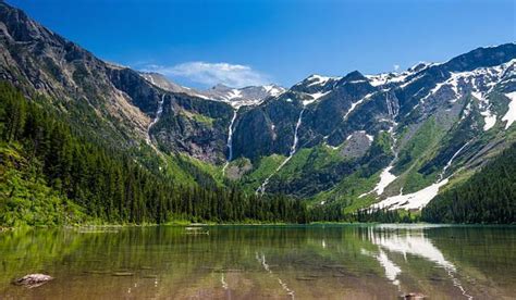 The classic avalanche lake hike. Avalanche Lake - Genuine Montana