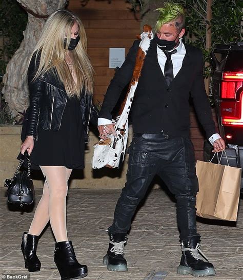 Avril Lavigne And Beau Mod Sun Hold Hands Out On The Town In La