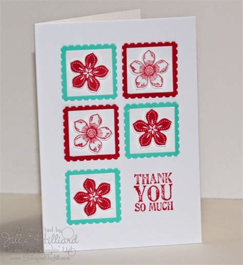 Jills Card Creations Petite Petals Thank You Paper Crafts Cards