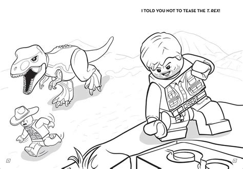 Lego Jurassic World Coloring Page Garethound