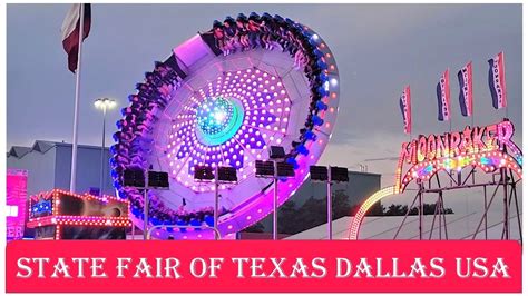 State Fair Of Texas Usa 2022 Amazing Top Night View Of The State