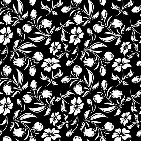 Pattern Vintage Seamless Vector Floral Wallpaper Background