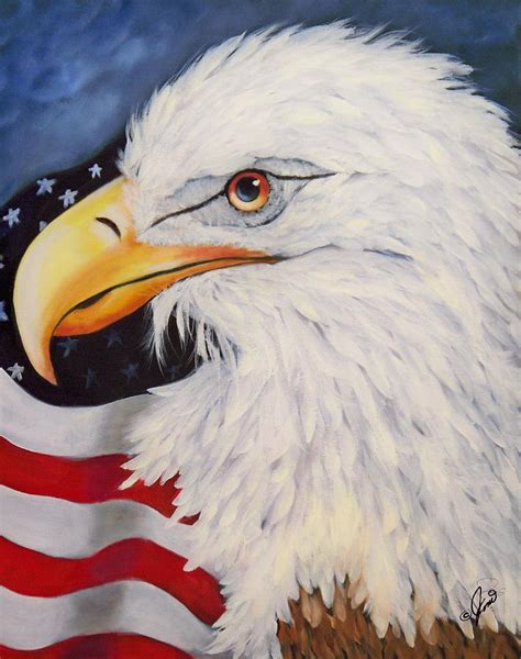 American Eagle Painting By Joni Mcpherson Pixels