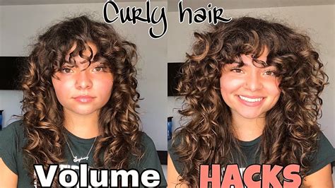 How To Get Volume In Curly Hair Without Frizz Youtube