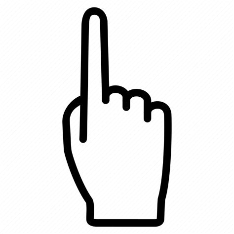 Finger Gesture Hand Index Indication Icon Download On Iconfinder