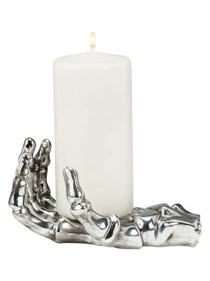 Burn the melting cat skeleton candle and unleash the fiery, wild beast that lives inside. Skeleton Hand Candleholder by Abbott at Gilt | Skull ...