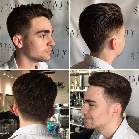 A quiff hairstyle is somewhat like the pompadour and undercuts as it is shaved or short on the sides and the back and longer on the top, but the styling process of a quiff hairstyle shakes things up and makes it different from other haircuts. Mens Short Textured Quiff with Tapered Sides - The Latest ...