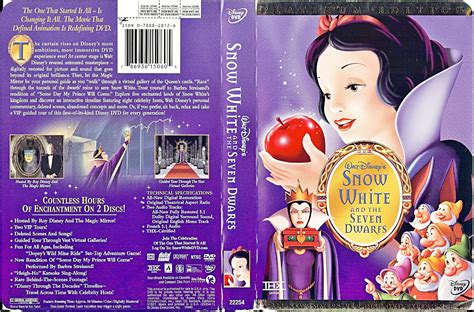 Walt Disney Dvd Covers Snow White And The Seven Dwarfs Platinum
