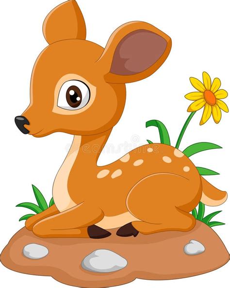 Mouse Deer Cartoon Illustration Stock Illustration Deer Cartoon Cute