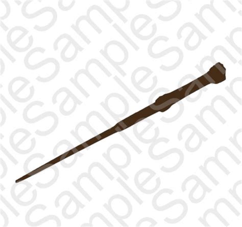 Harry Potter's Wand Inspired SVG and DXF Cut by BrocksPlayhouse