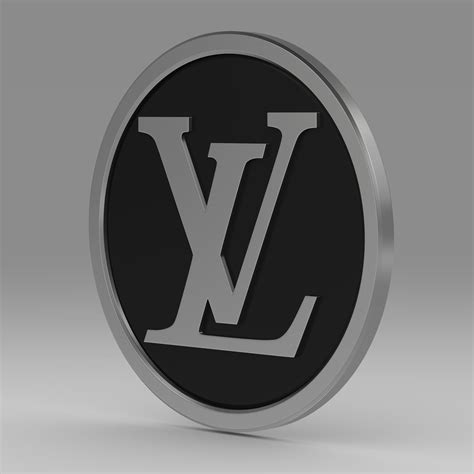 Louis Vuitton Logo 3 3d Model Cgtrader