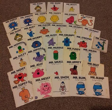 52 Mr Men Mister Little Miss Story Books Collection Roger Hargreaves