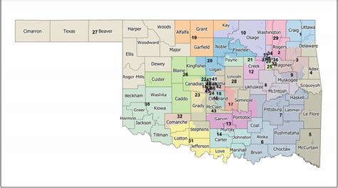 Oklahoma Legislators Unveil Proposed New District Maps From