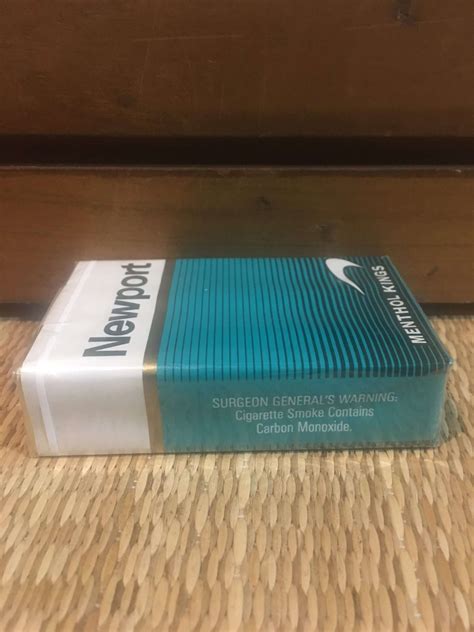 Newport Menthol Kings Cigarette Soft Pack Danlys Vintage Cigarette