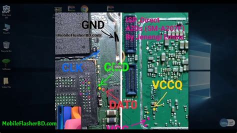 Samsung Galaxy A20s A207f Isp Pinout To Bypass Frp And Pattern Lock By