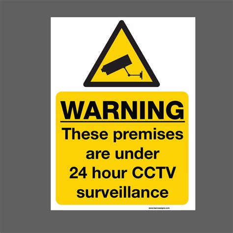 Cctv Sign Cctv In 24 Hour Operation