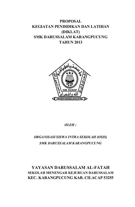 Contoh Proposal Kegiatan Study Tour Sekolah - Ahmad Marogi