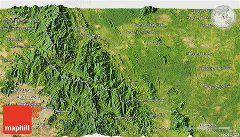 Satellite 3d Map Of Kuala Lumpur