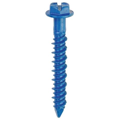 Tapcon 25 Count 14 In X 3 34 In Concrete Screws At