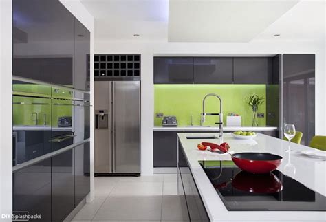 Quality guaranteed · best customer service · free shipping sitewide Green and Blue glass splashbacks