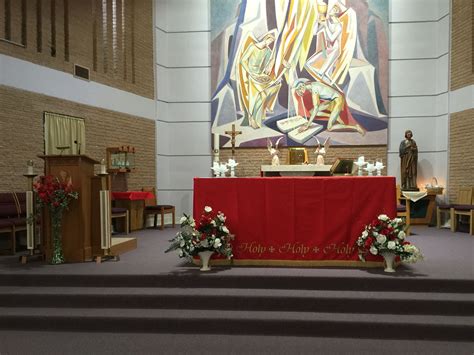 Pentecost sunday, may 27, 2012. Pentecost Sunday Altar Holy Family Catholic Church Deming ...