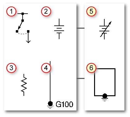A 'blob' should be drawn where wires are connected (joined), but it is sometimes omitted. Automotive Wiring Diagram Symbols- conventional symbols