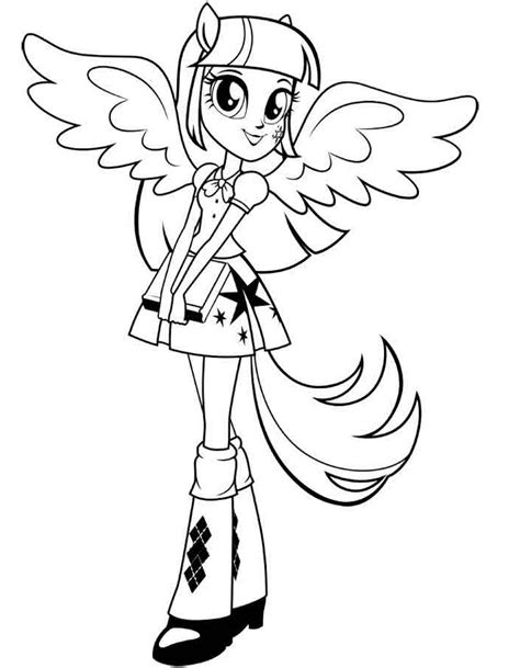 Download Free Equestria Girls My Little Pony Coloring Pages - Colorpages.org