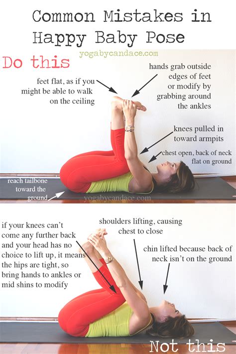 Maybe you would like to learn more about one of these? Common Mistakes in Happy Baby Pose — YOGABYCANDACE