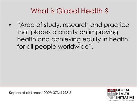 PPT - Global Health What is it and why the fuss? PowerPoint