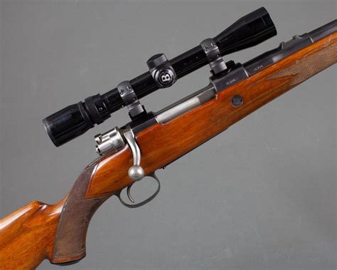 Lot Fn Mauser Deluxe Bolt Action Rifle With Scope