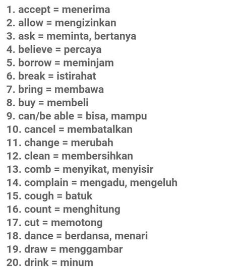 Daftar Kata Sifat Dalam Bahasa Inggris