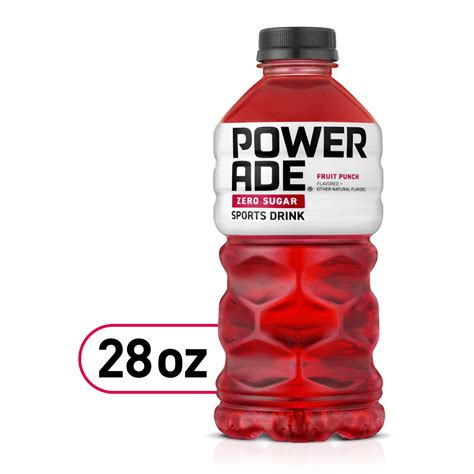 Buy Powerade Zero Sugar Fruit Punch Ion4 Electrolyte Enhanced Fruit
